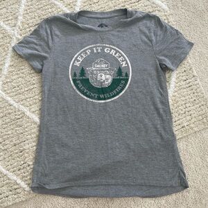 Smoke the Bear 🐻🌬️ 🌲Keep It Green🌱Prevent Wildfires Graphic Tee 🔥